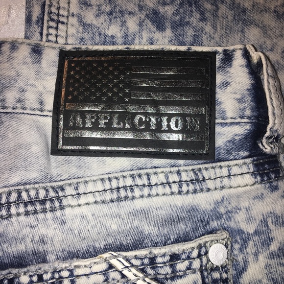 NWT Affliction Distressed Jeans - Picture 2 of 8